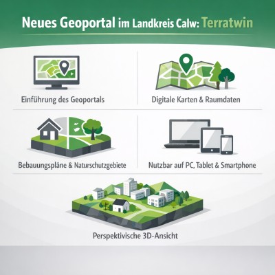 Landkreis Calw startet neues Geoportal für Karten und Raumdaten